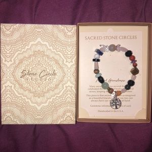 Scared Stone Circles bracelet